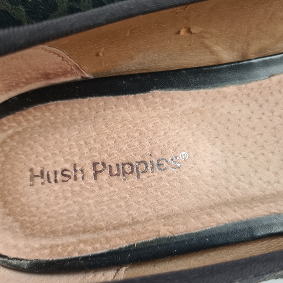 Hush Puppies Size 9 Animal Print Leather Ballet Flats Shoes - Picture 8 of 14